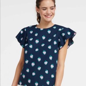 Cute summer strawberry blouse